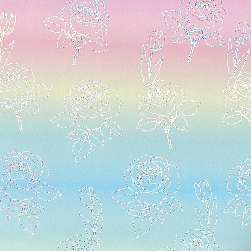 Wrapping Paper Iridescent Iridescent Gift Wrap Roll Confetti Gift Wrap Rainbow Holographic Birthday Wrapping Paper For Girls