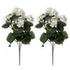 Best-selling Silk Begonia & Geranium Fake Flowers for Weddings and Home Decor