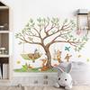 Whimsical Animal Swings Wall Stickers Interesting Home Decor For Living Room Bedroom Decoration
