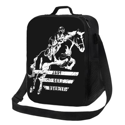 Individuelle Springpferd-Lunchtasche für Herren und Damen, Kühlbox, thermoisoliert, Lunchboxen für Erwachsene, Büro