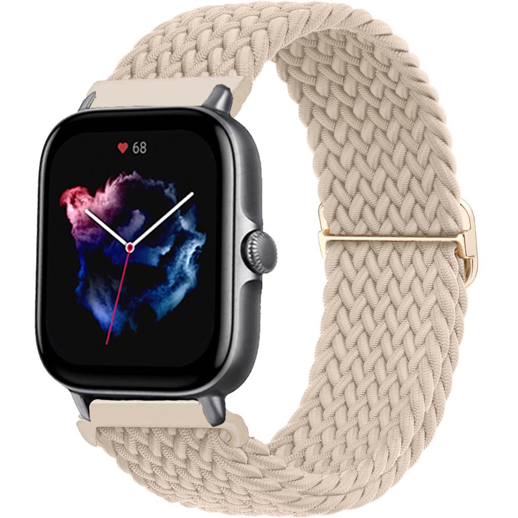 Braided Solo Loop Band For Amazfit Bip 6 5 GTS/4/2/2e/3/GTS2 Mini/20mm 22mm Watch Bracelet Correa Amazfit GTR/4/2/3/47/Pro Strap