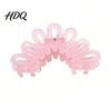 Hair Clip Back Head Shark Clip Large Hollow Petal Shape Claw Bun