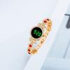 Exquisite Women's Electronic Watch Retro Rhinestone Wristwatch Ladies Business Watches  Gifts