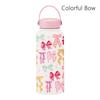 1000ML Vacuum Bottle Printed Design Portable Vacuum Sports Bottle Vacuum Insulated Printed Bow And Flowers Aquaflask Tumbler