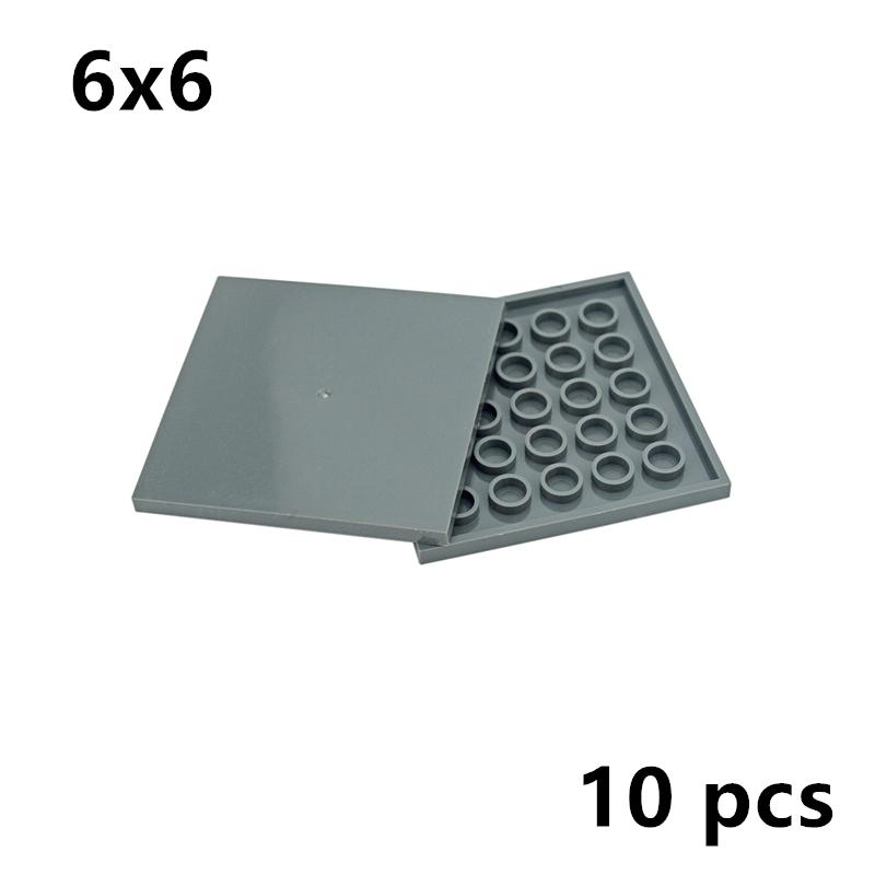 DIY Smooth Flat 4x4 6x6 8x8 8x16 Tile Building Blocks Assembles Particles Light Board Bricks 4*4 6*6 8*8 8*16 Plate Creative Toy