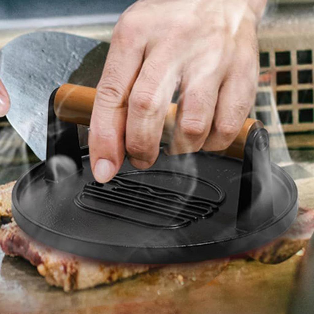 Pressa per Hamburger Patties di Hamburger Schiacciapatate Circolare Pressa per Carne Stampo per Carne Accessori da Cucina
