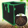 5 Gallon Planting Grow Bag Black And Green Edging Non-woven Felt Cultivation Bag For Potatoes, Vegetables, Fruits Dropshipping