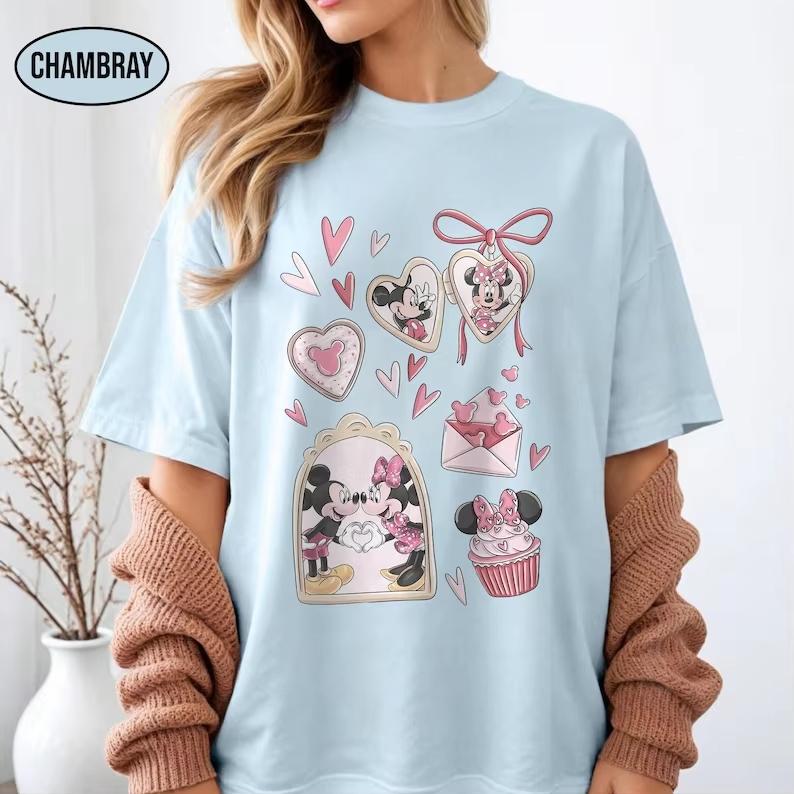 2026 Summer Valentine Graphic Tshirt Unisex Unisex Fashion Cotton Quality Casual Loose Short Sleeve Classic Unisex