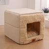 Winter Pet Bed Soft Warm Cotton House for Dogs And Cats Comfortable House thickened indoor safety cat nest