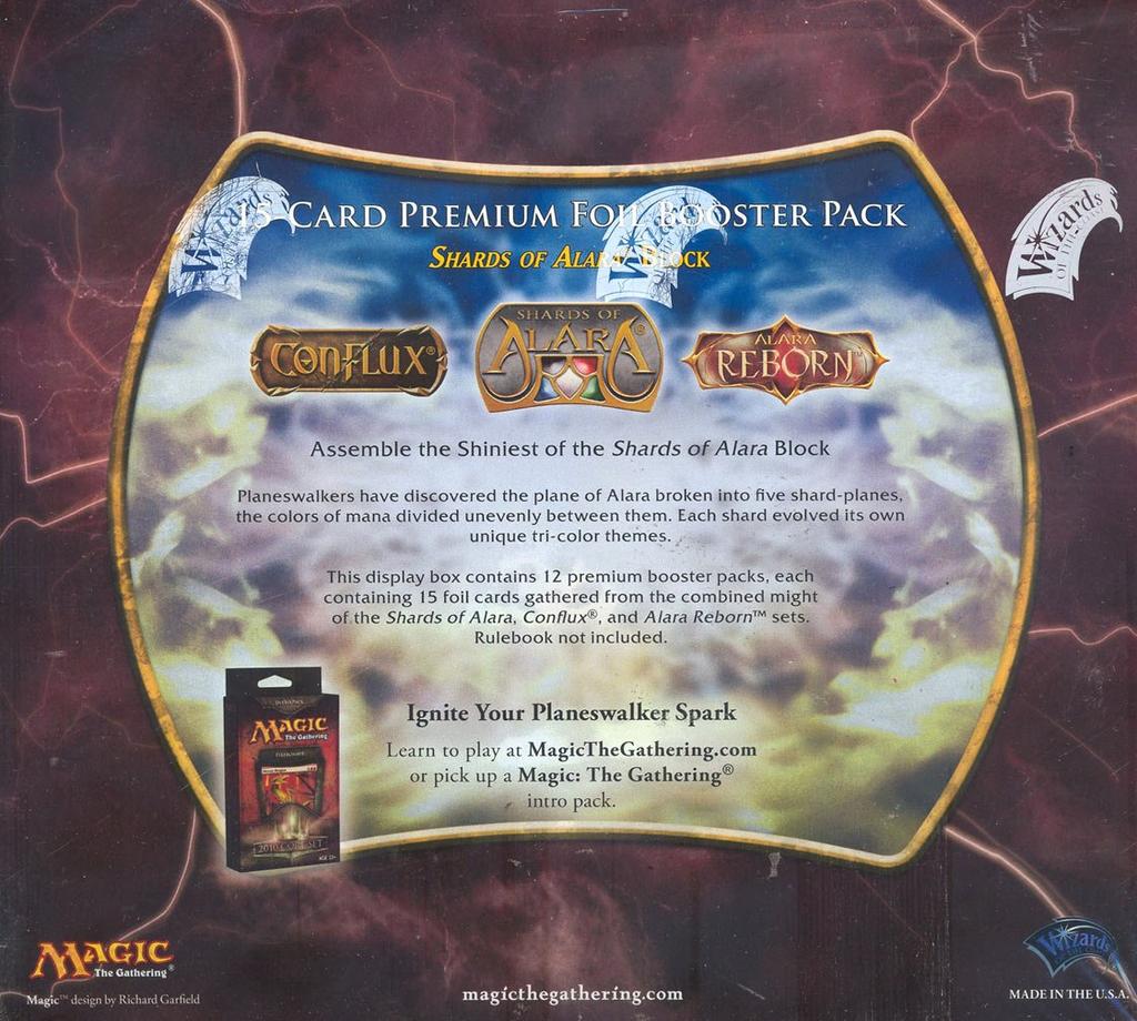 The Gathering Alara Block Premium Foil Booster BOX English Version Magic [Goods]