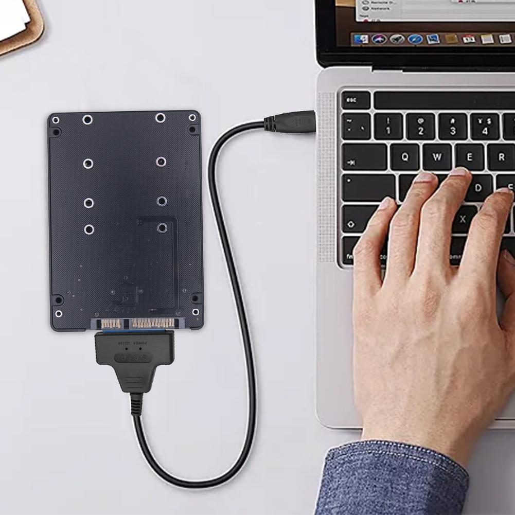 M.2 NGFF SSD Adapter + USB Converter NGFF To SATA3 Adapter Card M.2 NGFF SSD To SATA 3.0 Adapter Card for PC Laptop