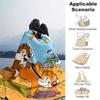 1pc, Disney Chip & Dale Throw Blanket Soft Coverlet for Couch, Bed, Car, Travel, Camping, Office Nap Perfect Gift for Friends