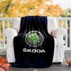 skoda Flannel Blanket Soft All-Season Throw, Design for Camping, Car Travel, Hiking Sofa, Bed, Office Perfect Gift for Parties