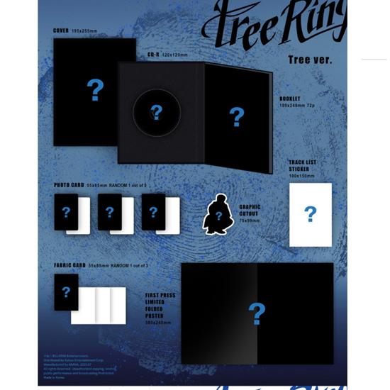 NAM WOOHYUN (INFINITE) - The 5th mini album [Tree Ring] -Random - Release date 2025-07-30