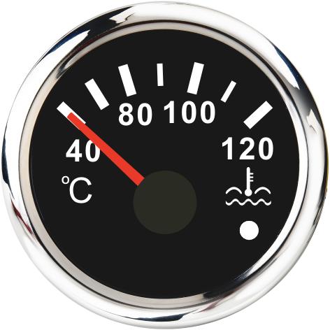 Car Marine Boat Boost Alarm Gauge 2‘’ 52mm Oil Pressure Meter Water Level Fuel Temperature 12V 24V Voltmeter Accessories Meter