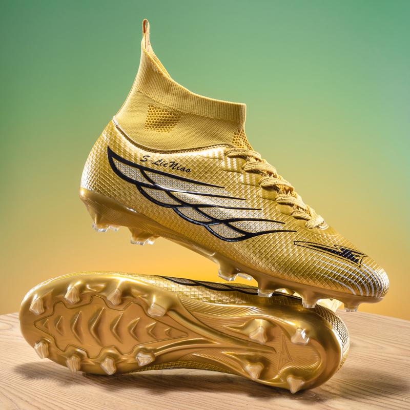 Men's Soccer Shoes Outdoor Long Spikes Sports Football Boots Large Size Youth Sports Kids Football BootsMens Football Shoes