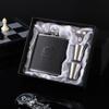 8oz Stainless Steel Portable Hip Flask Set with 7oz Baijiu Bottle - Outdoor Liquor Gift Box