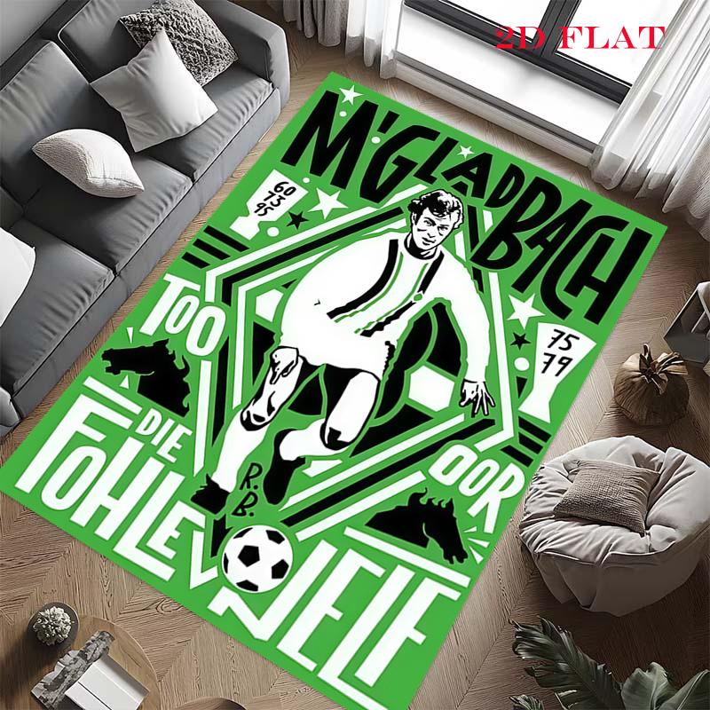 Borussia Carpet Rug for Living Room Bedroom Home Sofa Decoration,Kids Play Nonslip Floor Mat