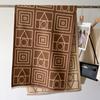 Autumn Winter Fashion Scarves Double-sided Wrap Women Men Letter Classic Korean Imitation Cashmere Shawl Bufanda Blanket Echarpe