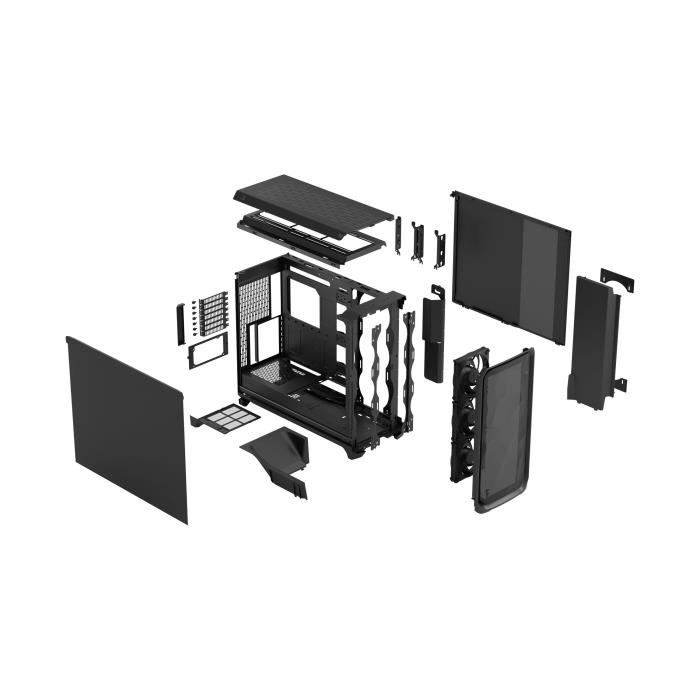 PC Case - FRACTAL DESIGN - Meshify 3 XL Solid - E-ATX (330 Mm) / SSI-EEB / SSI-CEB - 3 Fans - 20 Gbps USB Type C - New