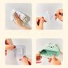 1 Stück Stanzfreie Seifenbox Badezimmer Abtropfgestell Kreativer Wandmontierter Seifenhalter Badezimmerregal Saugnapf Seifenbox