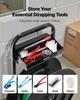 Banding Strapping Cart, Fit for PET/PP/Polyester Strapping Coils with 20.3/40.6 Cm Core Size, Heavy Duty Strapping Dispenser Equipped with Upgrade