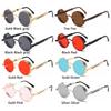 Women Men Round Retro UV400 Protection Steampunk Sunglasses Eyewear Gothic Sun Glasses