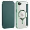 Luxury Transparent Flip Leather Wallet Magnetic Case For iPhone 17 16 15 14 13 12 11 Pro Max & 17e and 16e Slot Card Bag Covero