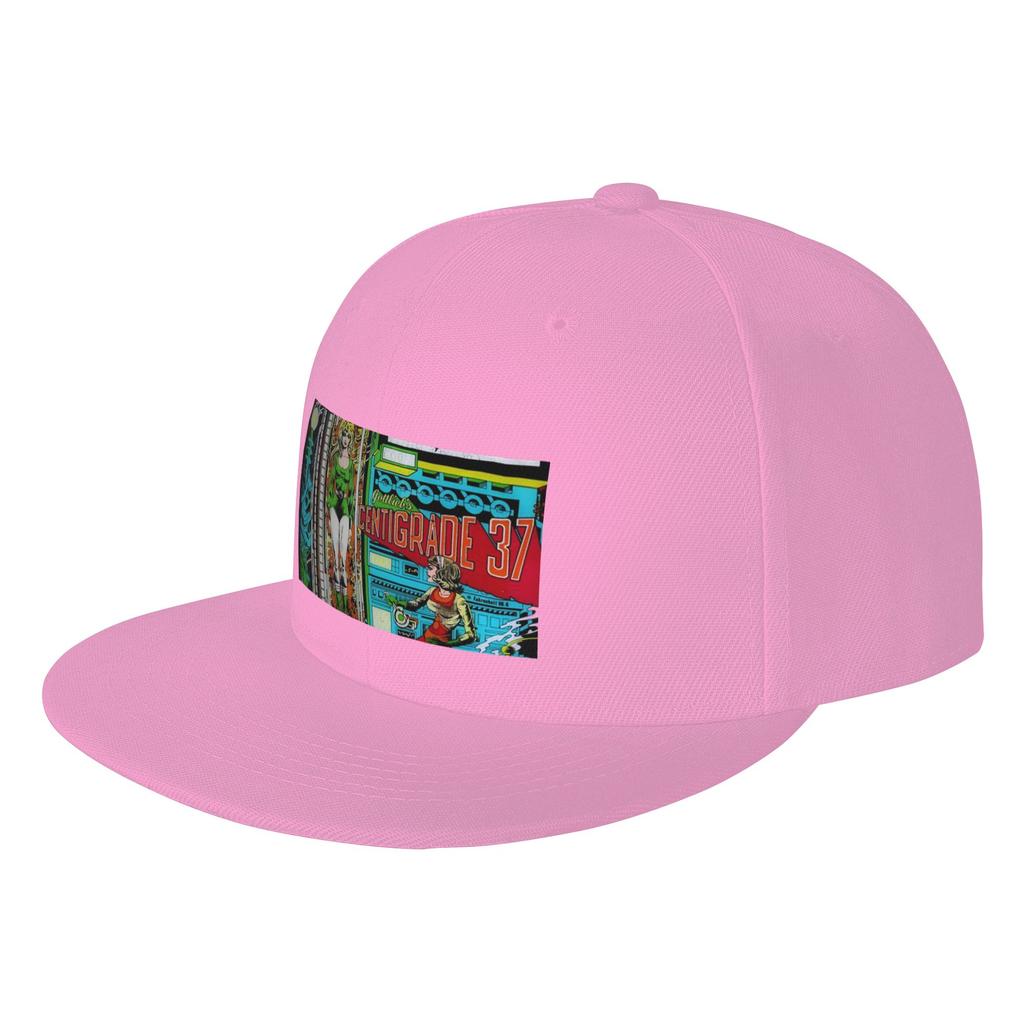 Fashion Centigrade s Pinball Art Flat Brim Sun Hat American Retro Hats For Unisex