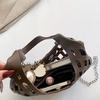 Hollow Underarm Bag for Women with Niche Design 2024 New Hollowed Out Sky Star Commuting Fashionable Rivet Single Shoulder Crossbody Bag