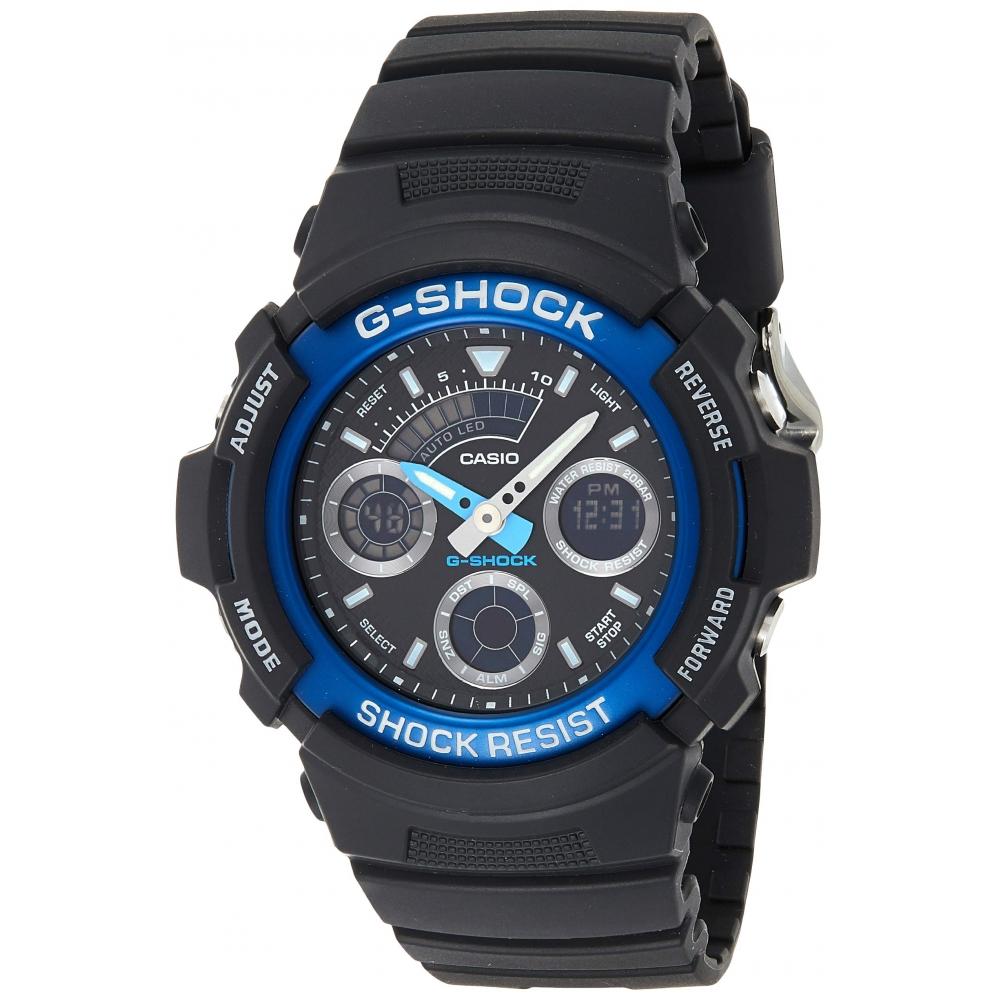 

Часы CASIO G-SHOCK Overseas Model Digital Analyzer Watch AW-591-2ADR Blue [Часы] Реимпортированный продукт