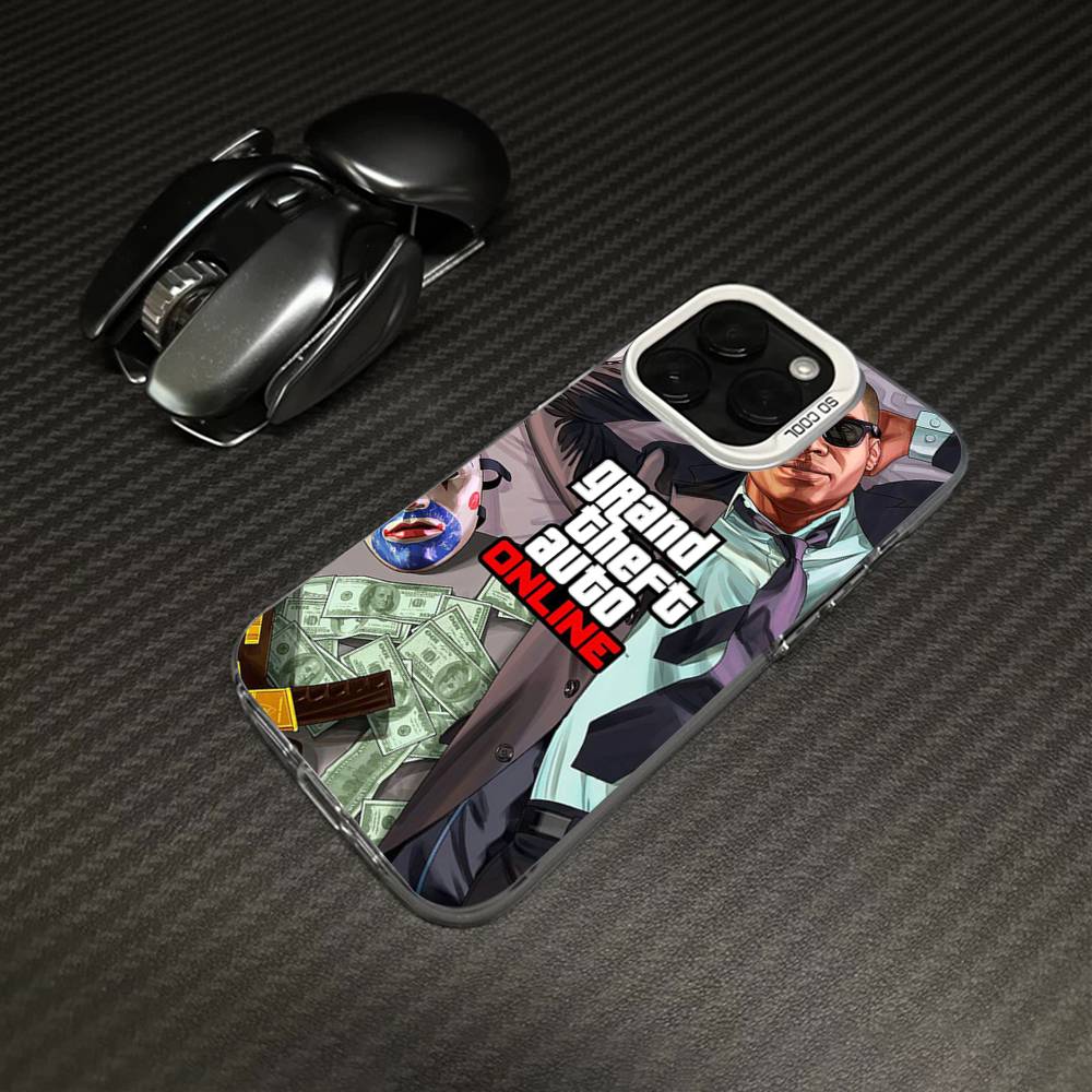 San Andreas G-GTA Phone Case For iPhone 16 15 14 13 12 11 Pro Max 17 Plus Colorful Cover