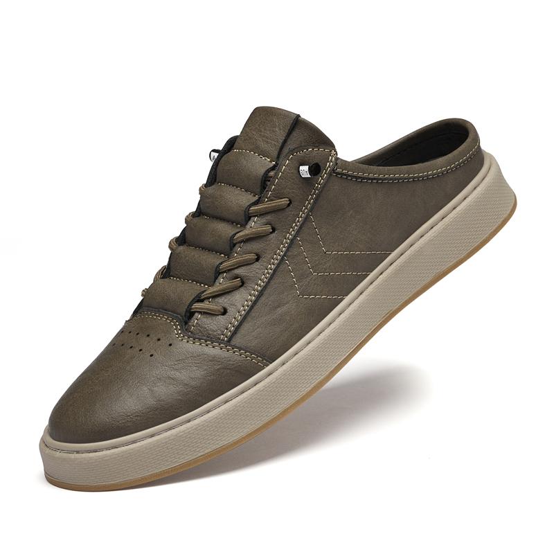 Fashion New High Quality Mens Loafers Classic Half Shoes for Men Luxury Lightweight Breathable Casual Shoes Comfortable Walking Sneakers