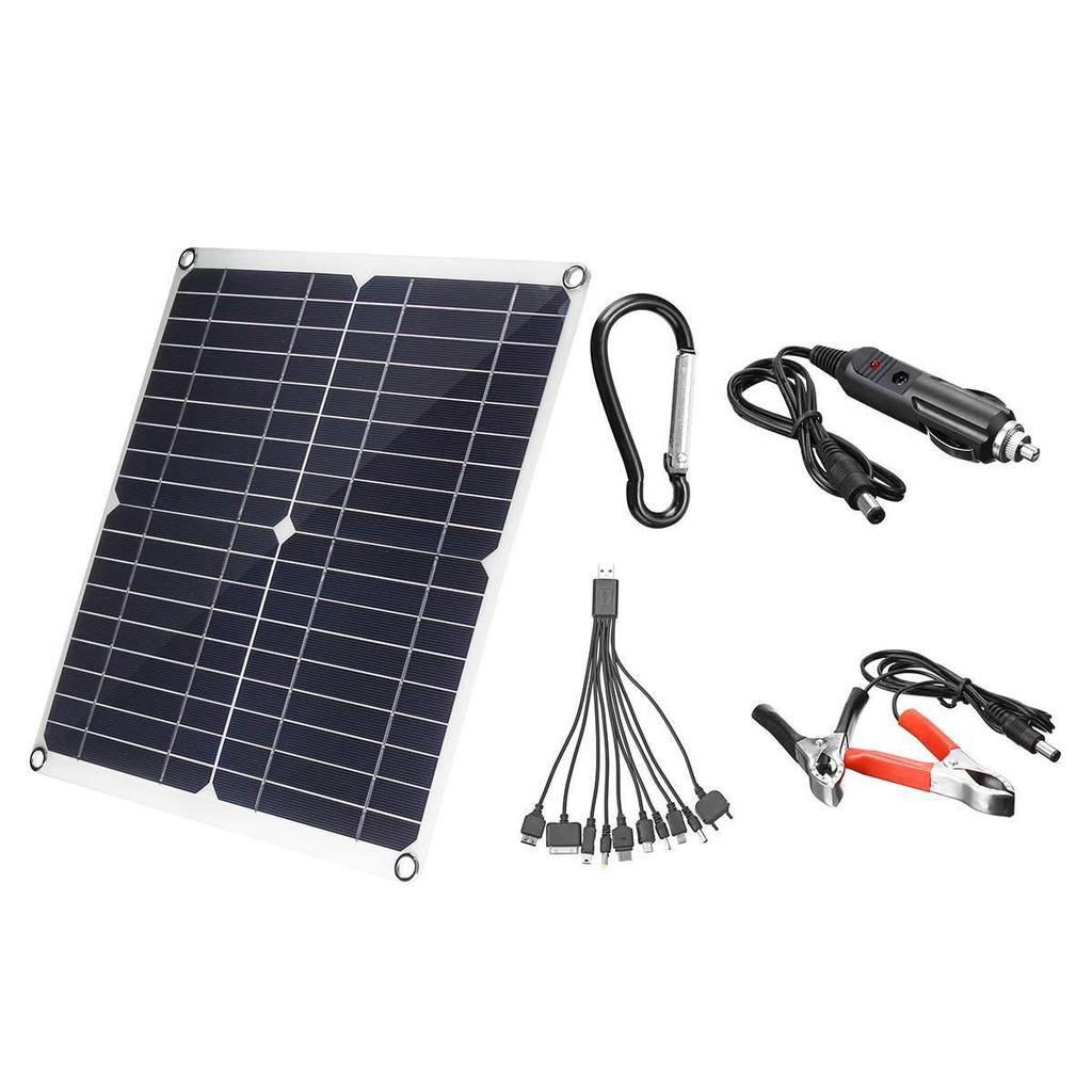 Exclusive 25W Solar Panel: Outdoor Multi-Purpose Power Bank & Pet Cooler