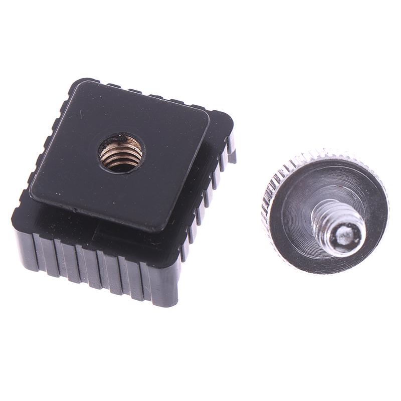 Adaptor de montare a pantofului cu șurub metalic de 1/4 inch Trepied pentru suport de lumină