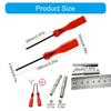 Multipurpose Corrosion Resistant Screwdriver Pack With 4 Size for Disassembling Retro Game Cartridges Console Components