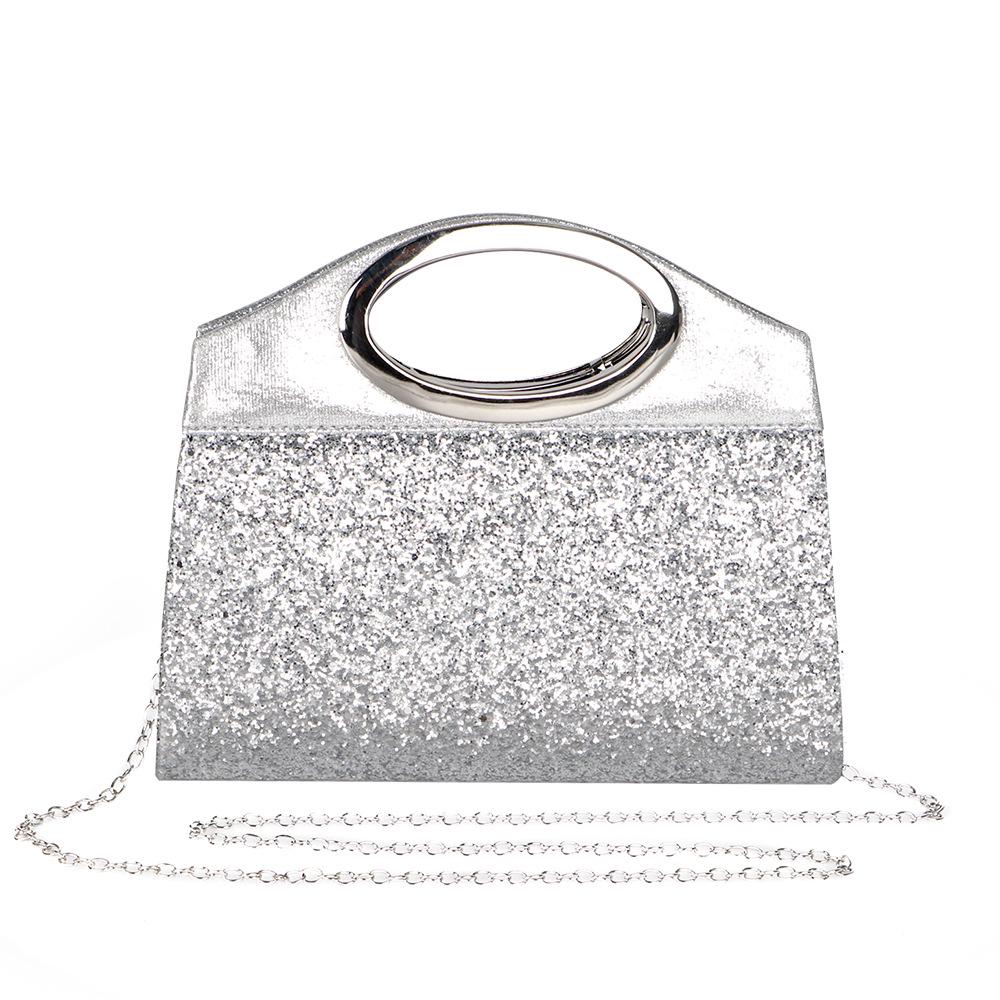 In-Stock Sparkling Diamond Crossbody Handbag - Perfect for Weddings and Evening Wear in European and American Styles.