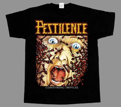 Pestilence Consuming Impulse חולצת טריקו חדשה שחורה 345XL