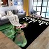 Billie Eilish Pattern Rug, Indoor/Outdoor Mat, for Picnic, Gameroom, Bedroom, Office, Living Room, Home Decor Carpet, Birthday Gift