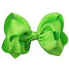 Bow Hairpin Safety Alloy Hair Clip with Burr-Free Metal Spring Double-Layer Threaded Webbing Bow Kids Non-Slip Hair Accessory
