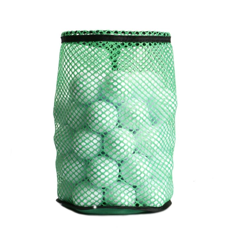 3 Piece/set Lightweight Nylon Mesh Golf Ball Bags Storage Organiser Case for Organized Storage and Adjustable Strap