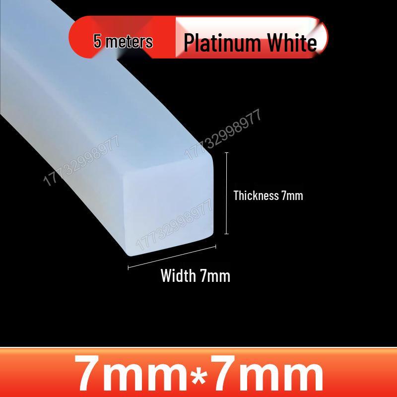 High-Temperature Resistant Transparent Silicone Rubber Sealing Strip