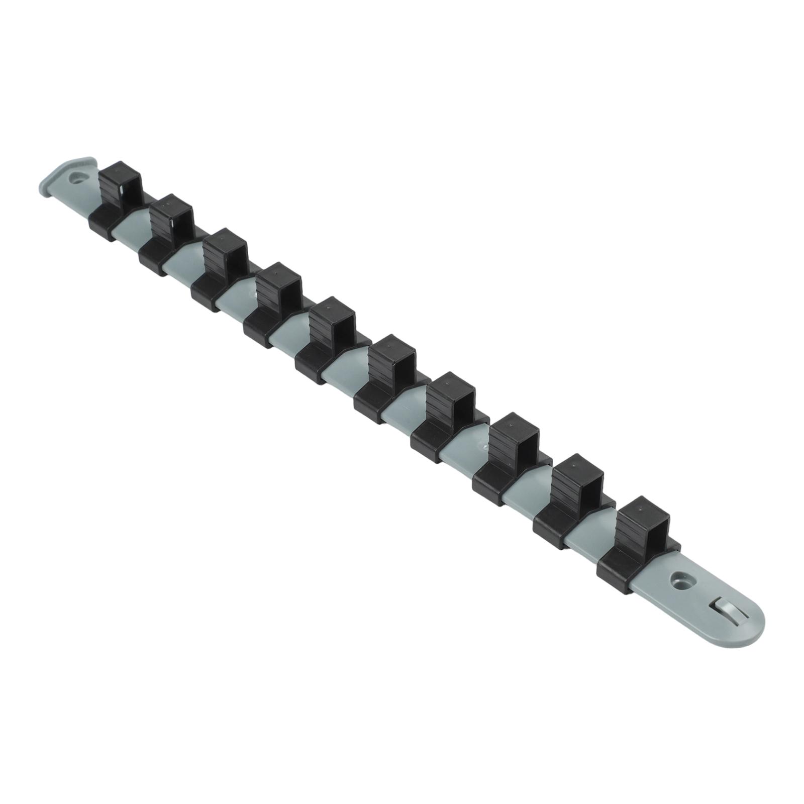 

1/3PCS Socket Rail Holder Storage Organizer Tray 350mm Socket Rail 1/4 3/8 1/2 Inch Socket Rack Holder Hand Tool Accessories