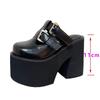 Fashion New Style Luxury Women's Slippers for Large-sized Women Wear Slippers of Size 34-43 Summer 11cm Thick-bottomed Zapatos Mujer
