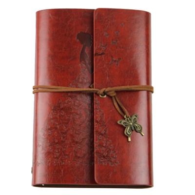 Refillable Journal Journal Writing Notebook Hand Made Artificial PU Leather Bound Journal Diary Art