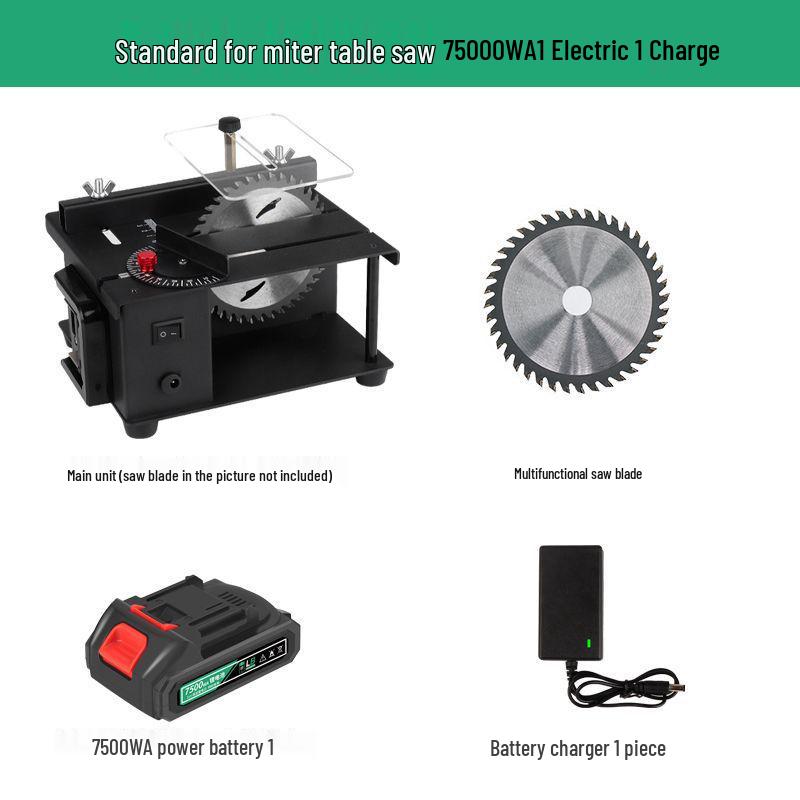 Compact Multi-Functional Table Saw for DIY Woodworking & Jade Cutting