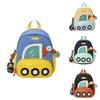 Cute And Fashionable Preschool Backpack For Boys And Girls In Black Yellow Blue
