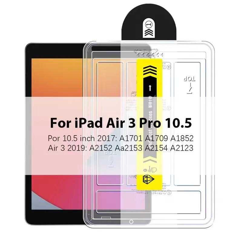 Tempered Glass For iPad Air 13 11 5 4 Pro 13 11  A16 11th 2025 12.9 10th 9th Mini 7 6 HD Screen Protector Film Easy Install Tool