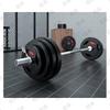 Rubber-Coated Three-Hole Grip Barbell Plates