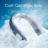Přenosný ventilátor na krk Hands free Bezlopatkový ventilátor Napájený baterií Osobní nositelný ventilátor Bezlopatkový dobíjecí design sluchátek USB Pow